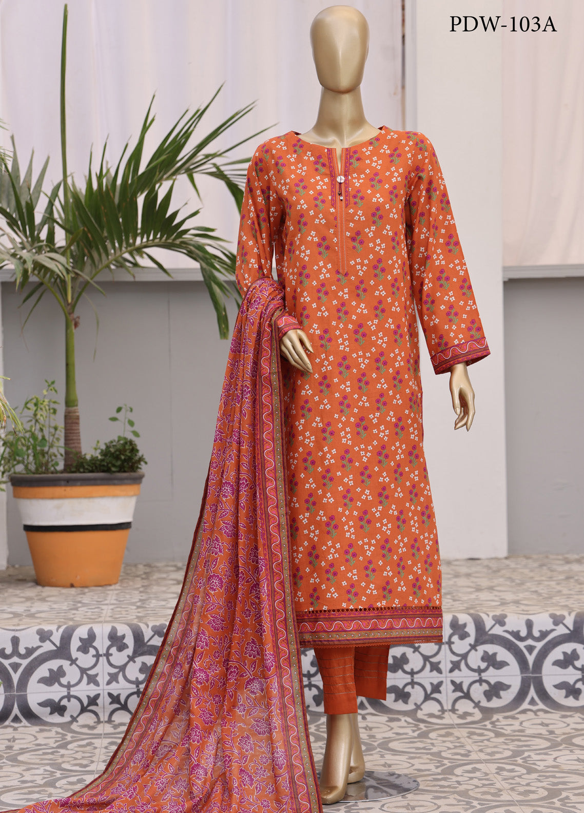 HZ Textile Premium Daily Wear Printed 3 Piece Unstitched Suit HZ25PDW D-103A HZ Textile Premium Daily Wear Printed 3 Piece Unstitched Suit HZ25PDW D-103A