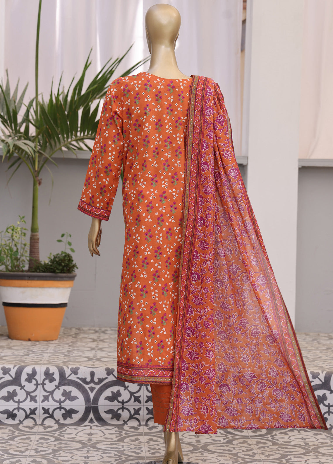 HZ Textile Premium Daily Wear Printed 3 Piece Unstitched Suit HZ25PDW D-103A HZ Textile Premium Daily Wear Printed 3 Piece Unstitched Suit HZ25PDW D-103A