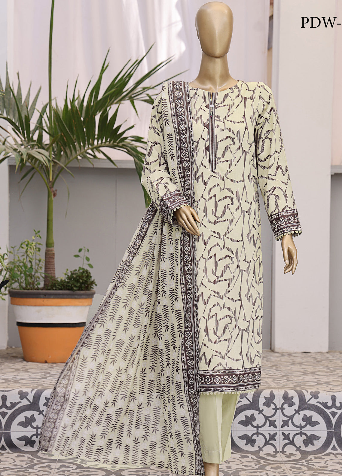 HZ Textile Premium Daily Wear Printed 3 Piece Unstitched Suit HZ25PDW D-104A HZ Textile Premium Daily Wear Printed 3 Piece Unstitched Suit HZ25PDW D-104A