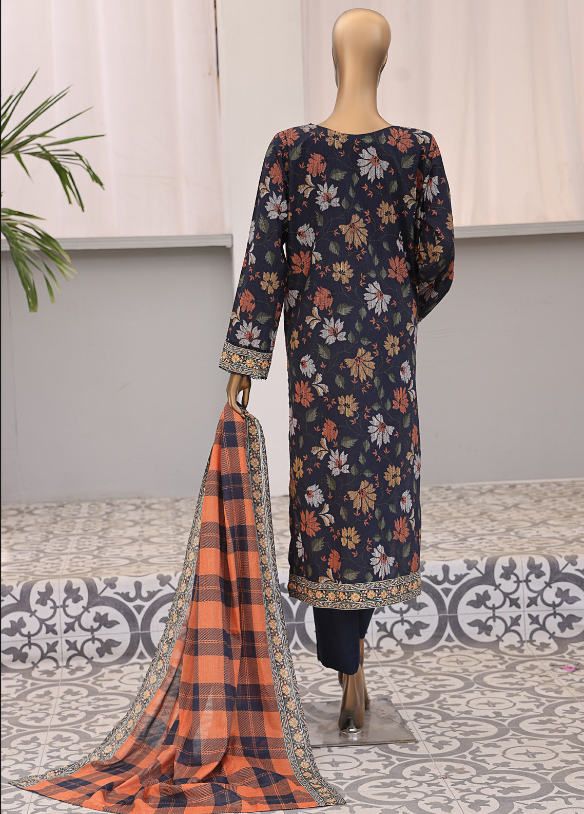 HZ Textile Premium Daily Wear Printed 3 Piece Unstitched Suit HZ25PDW D-105B HZ Textile Premium Daily Wear Printed 3 Piece Unstitched Suit HZ25PDW D-105B