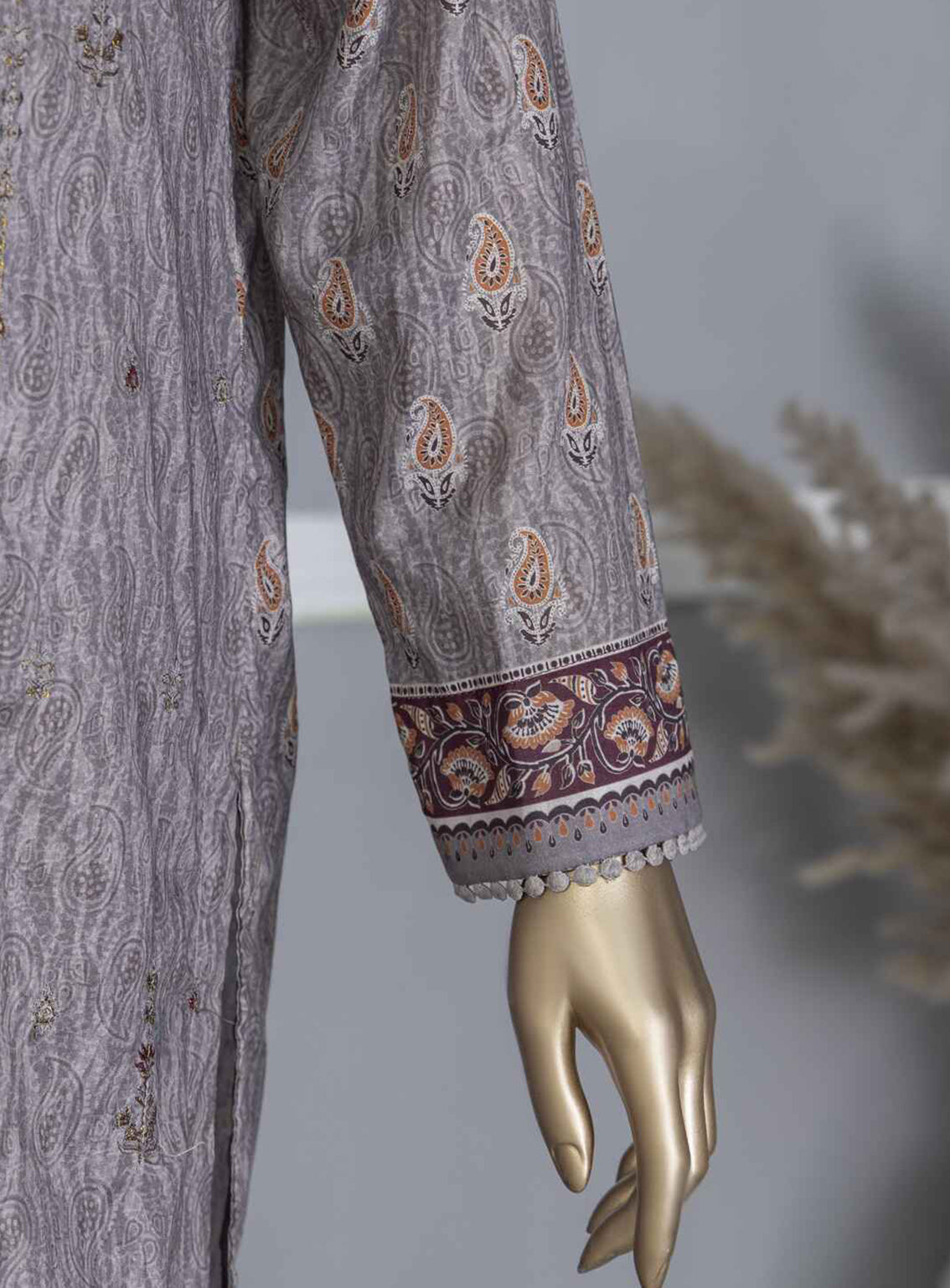 HZ Textile Premium Embroidered Lawn 3 Piece Unstitched Suit HZ24PEL PCE-750 HZ Textile Premium Embroidered Lawn 3 Piece Unstitched Suit HZ24PEL PCE-750