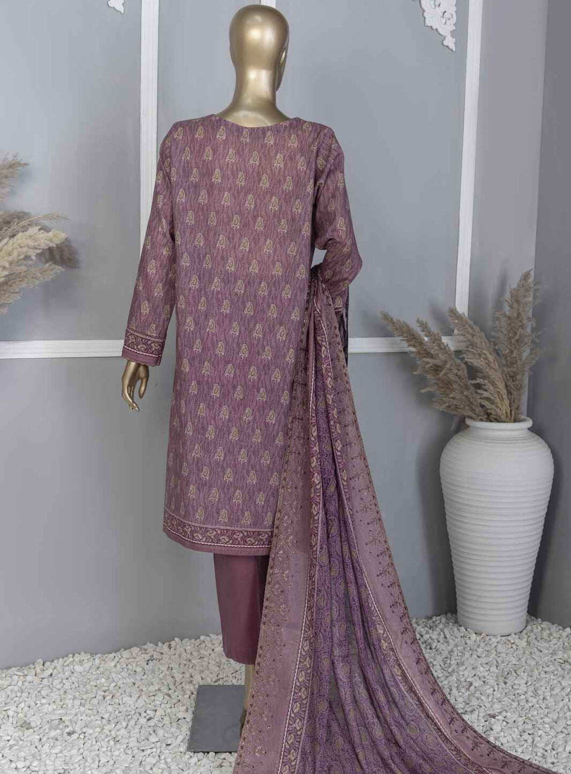 HZ Textile Premium Embroidered Lawn 3 Piece Unstitched Suit HZ24PEL PCE-751 HZ Textile Premium Embroidered Lawn 3 Piece Unstitched Suit HZ24PEL PCE-751