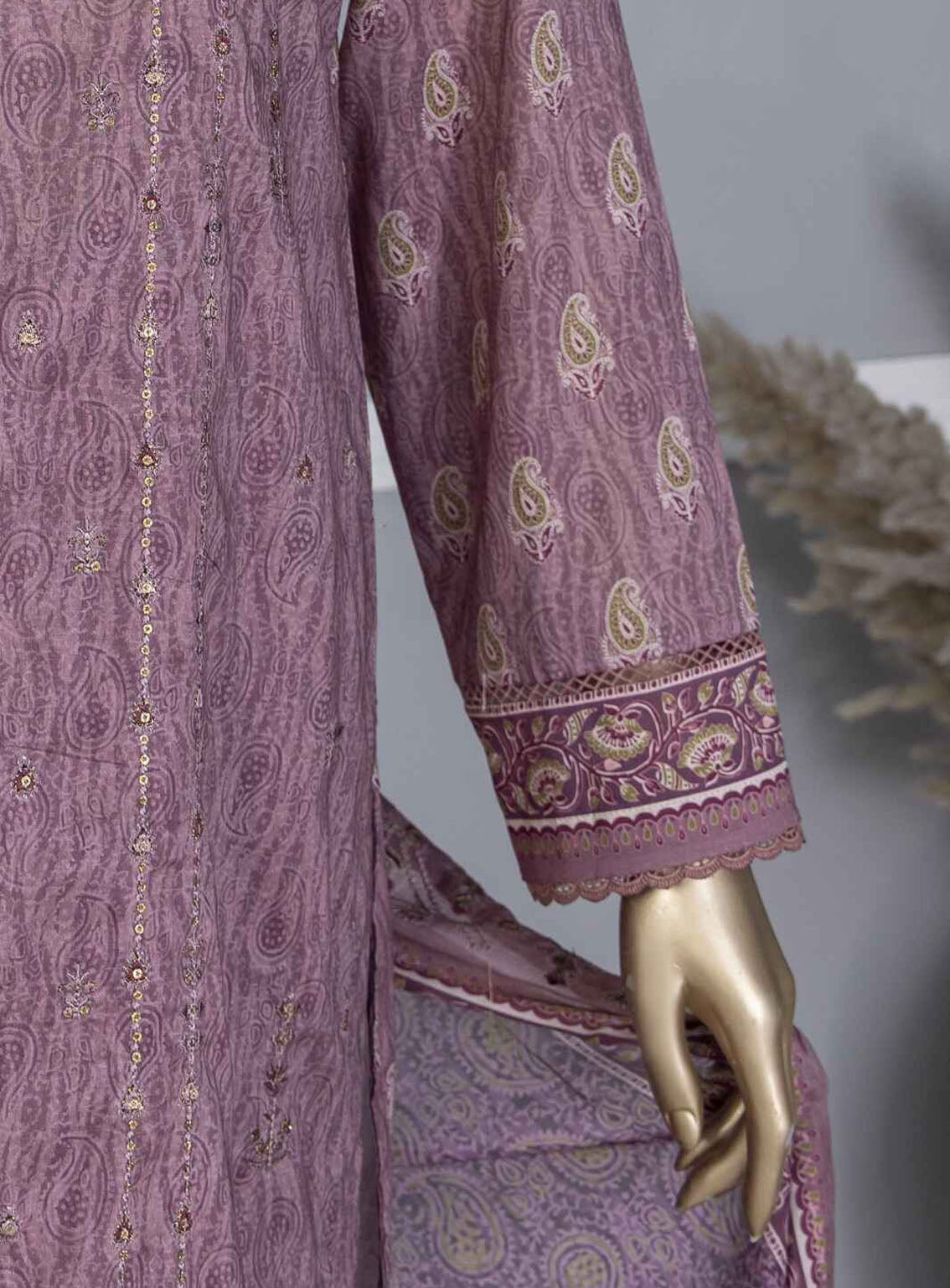 HZ Textile Premium Embroidered Lawn 3 Piece Unstitched Suit HZ24PEL PCE-751 HZ Textile Premium Embroidered Lawn 3 Piece Unstitched Suit HZ24PEL PCE-751