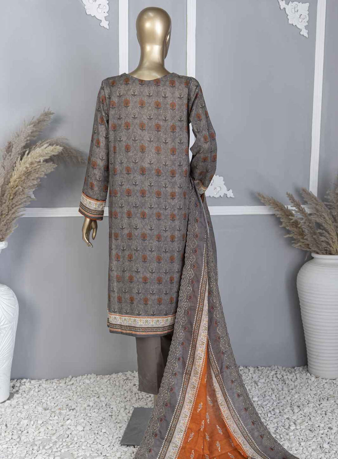 HZ Textile Premium Embroidered Lawn 3 Piece Unstitched Suit HZ24PEL PCE-752 HZ Textile Premium Embroidered Lawn 3 Piece Unstitched Suit HZ24PEL PCE-752