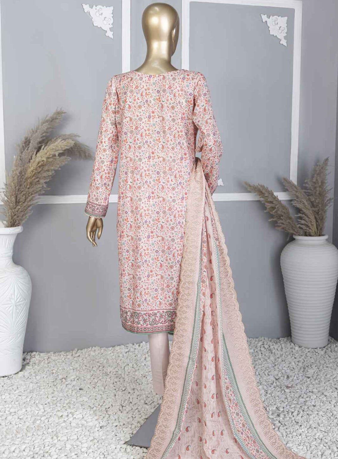 HZ Textile Premium Embroidered Lawn 3 Piece Unstitched Suit HZ24PEL PCE-756 HZ Textile Premium Embroidered Lawn 3 Piece Unstitched Suit HZ24PEL PCE-756