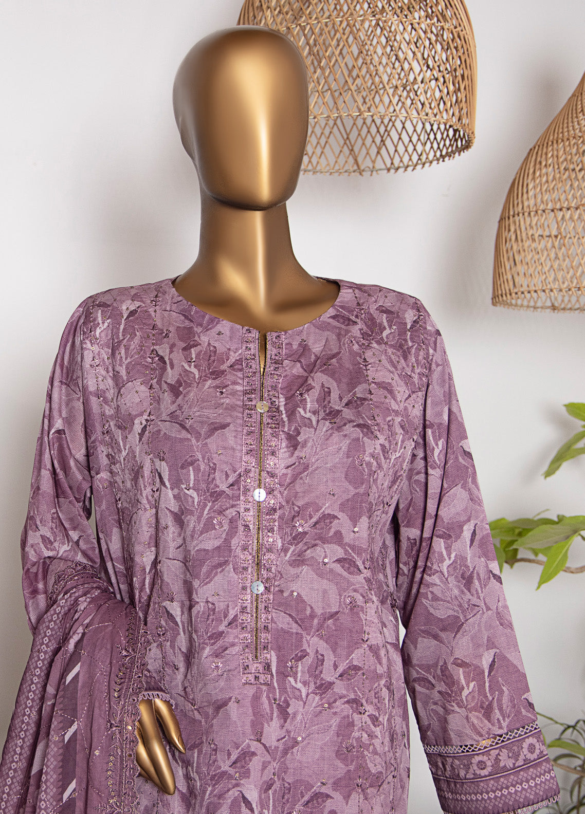 HZ Textile Premium Embroidered Lawn 3 Piece Unstitched Suit HZ25PEL PCE-503 HZ Textile Premium Embroidered Lawn 3 Piece Unstitched Suit HZ25PEL PCE-503