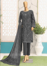 HZ Textile Premium Embroidered Lawn 3 Piece Unstitched Suit HZ25PEV2 PEC-147