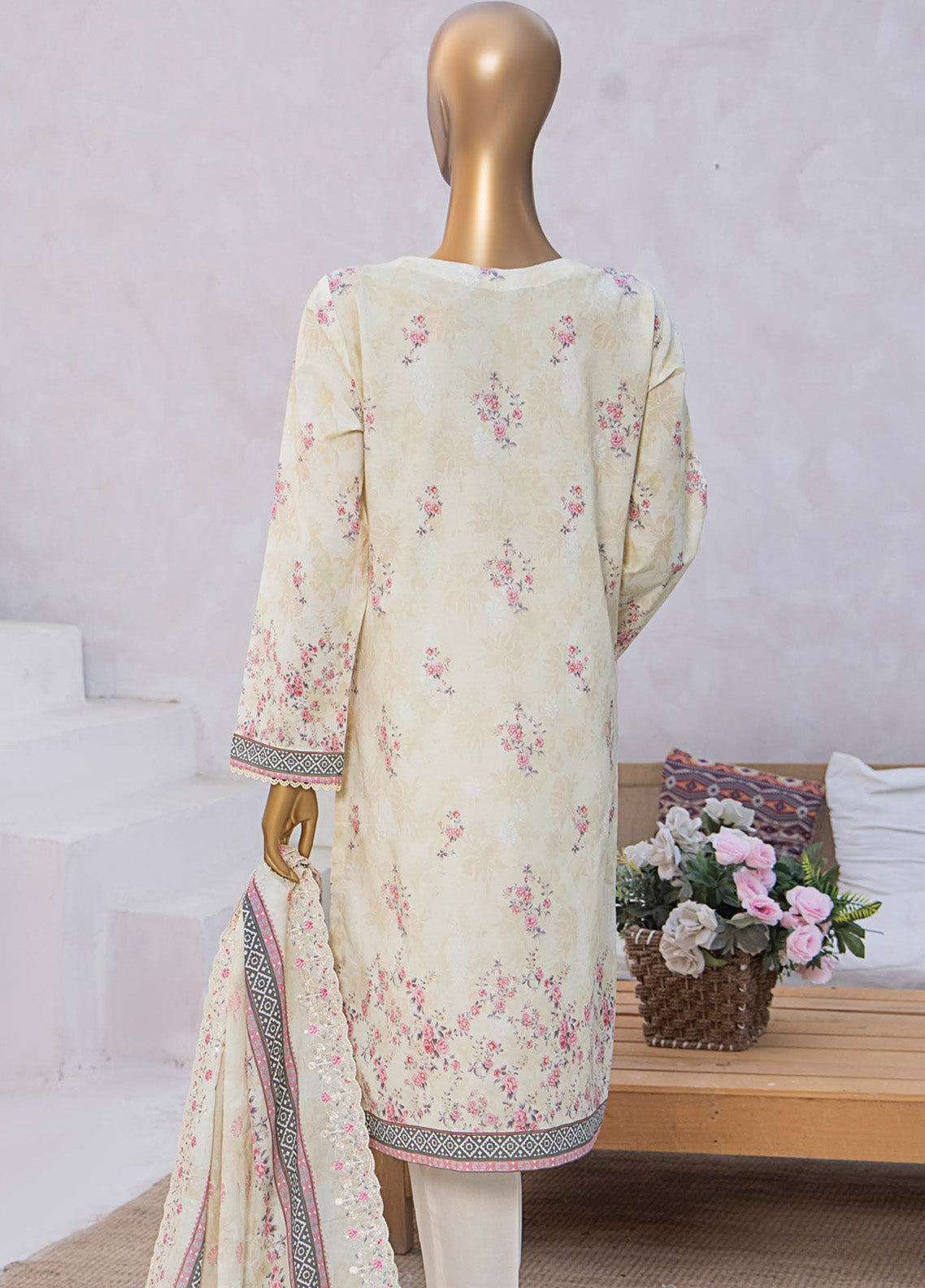 HZ Textile Premium Embroidered Lawn 3 Piece Unstitched Suit HZ25PEV2 PEC-820 HZ Textile Premium Embroidered Lawn 3 Piece Unstitched Suit HZ25PEV2 PEC-820