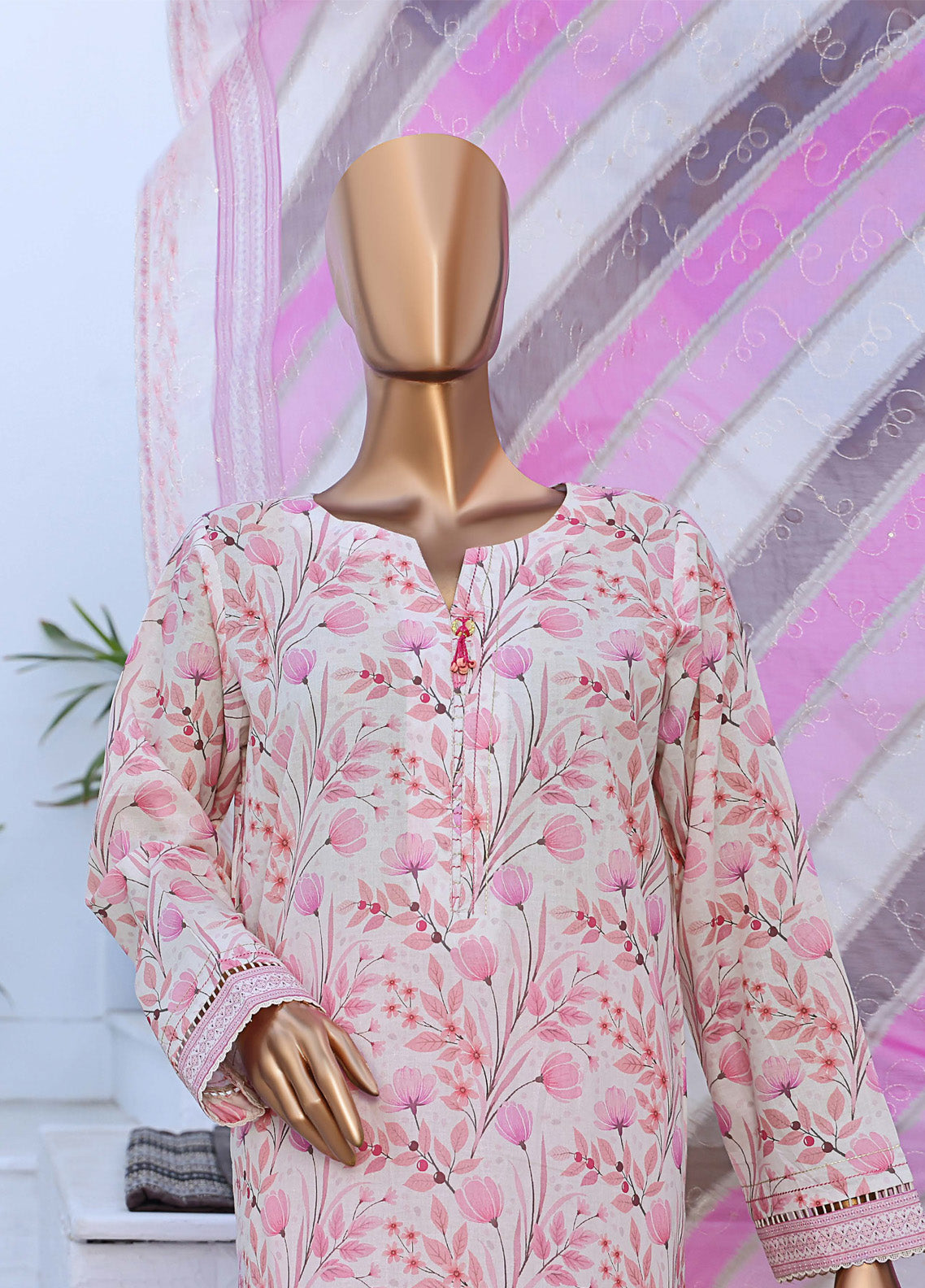 HZ Textile Premium Embroidered Lawn 3 Piece Unstitched Suit HZ25PEV2 PEC-980 HZ Textile Premium Embroidered Lawn 3 Piece Unstitched Suit HZ25PEV2 PEC-980