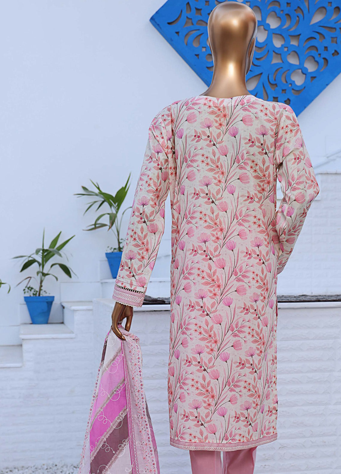 HZ Textile Premium Embroidered Lawn 3 Piece Unstitched Suit HZ25PEV2 PEC-980 HZ Textile Premium Embroidered Lawn 3 Piece Unstitched Suit HZ25PEV2 PEC-980