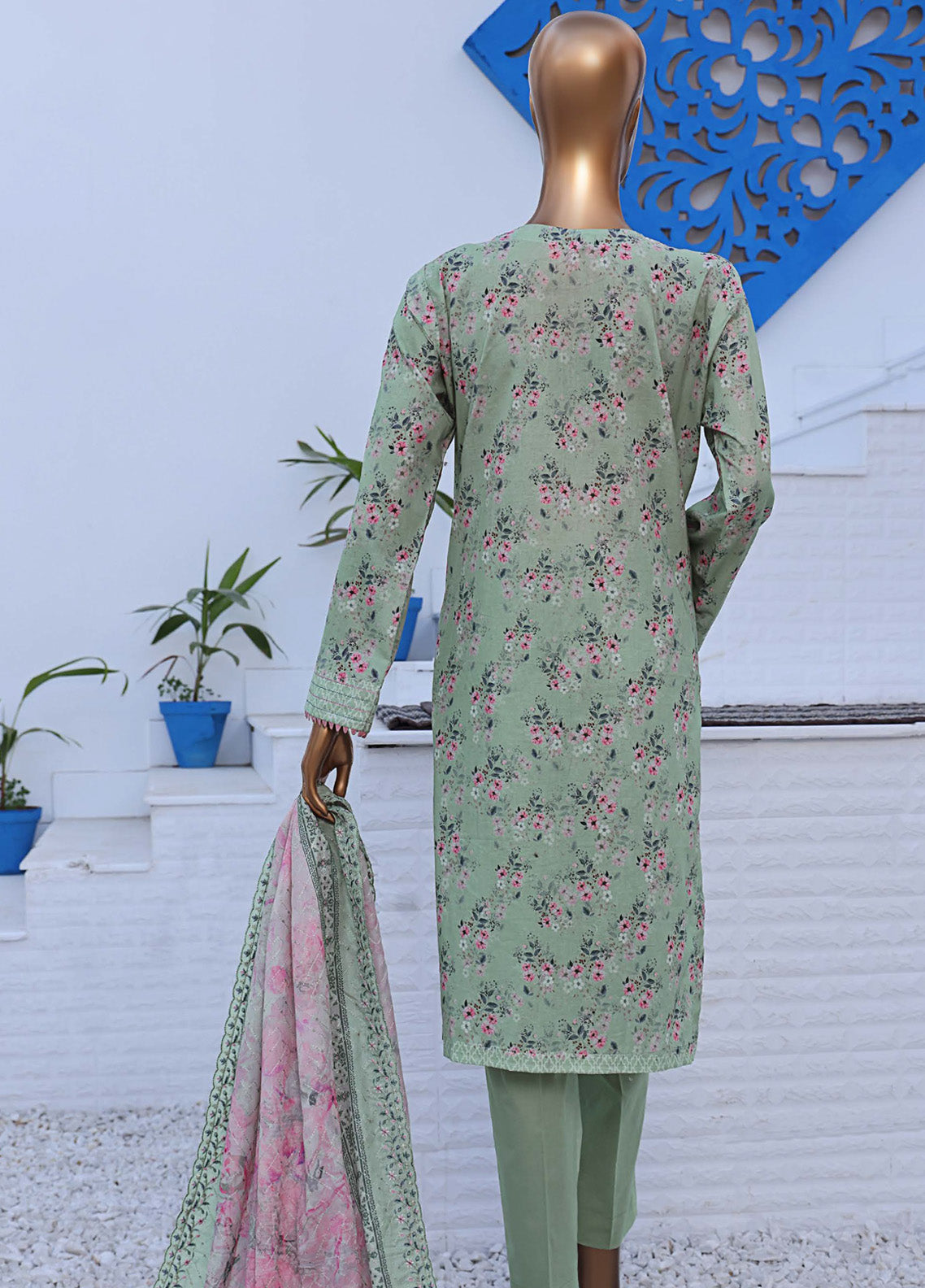 HZ Textile Premium Embroidered Lawn 3 Piece Unstitched Suit HZ25PEV2 PEC-981 HZ Textile Premium Embroidered Lawn 3 Piece Unstitched Suit HZ25PEV2 PEC-981