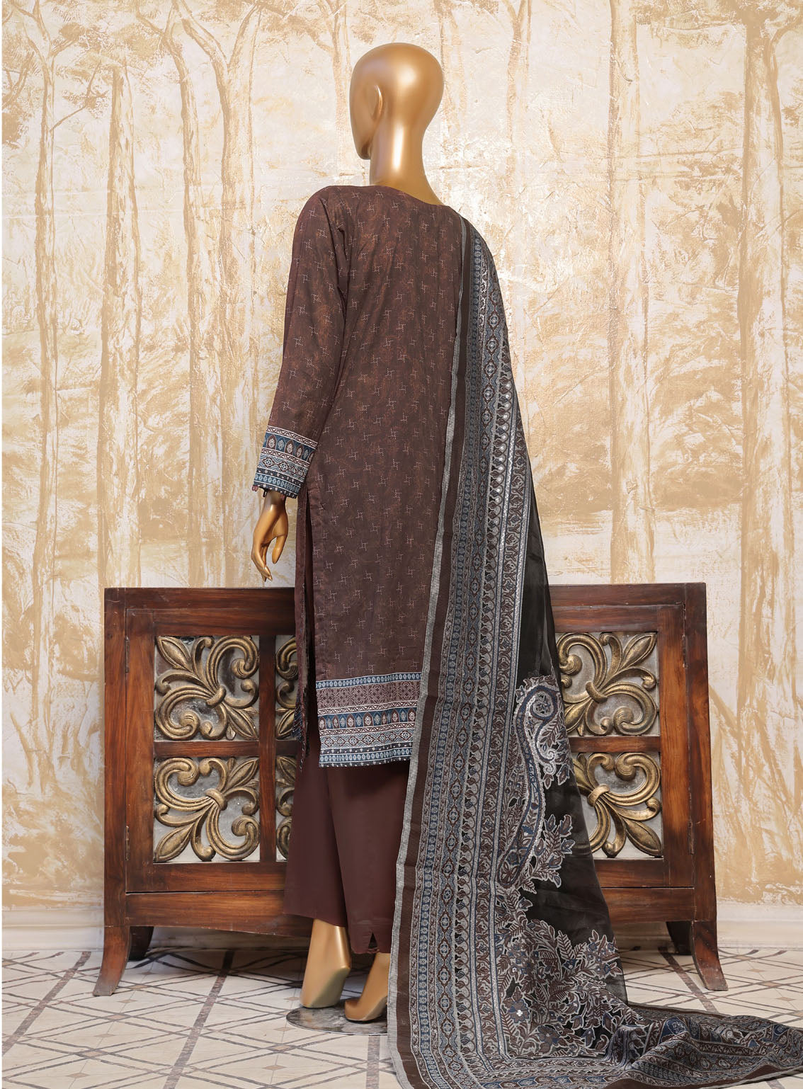 HZ Textile Premium Festive Embroidered Lawn 3 Piece Unstitched Suit HZ24PE PEC-775 HZ Textile Premium Festive Embroidered Lawn 3 Piece Unstitched Suit HZ24PE PEC-775