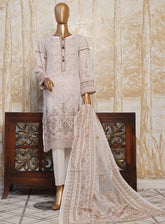 HZ Textile Premium Festive Embroidered Lawn 3 Piece Unstitched Suit HZ24PE PEC-778