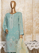 HZ Textile Premium Festive Embroidered Lawn 3 Piece Unstitched Suit HZ24PE PEC-779