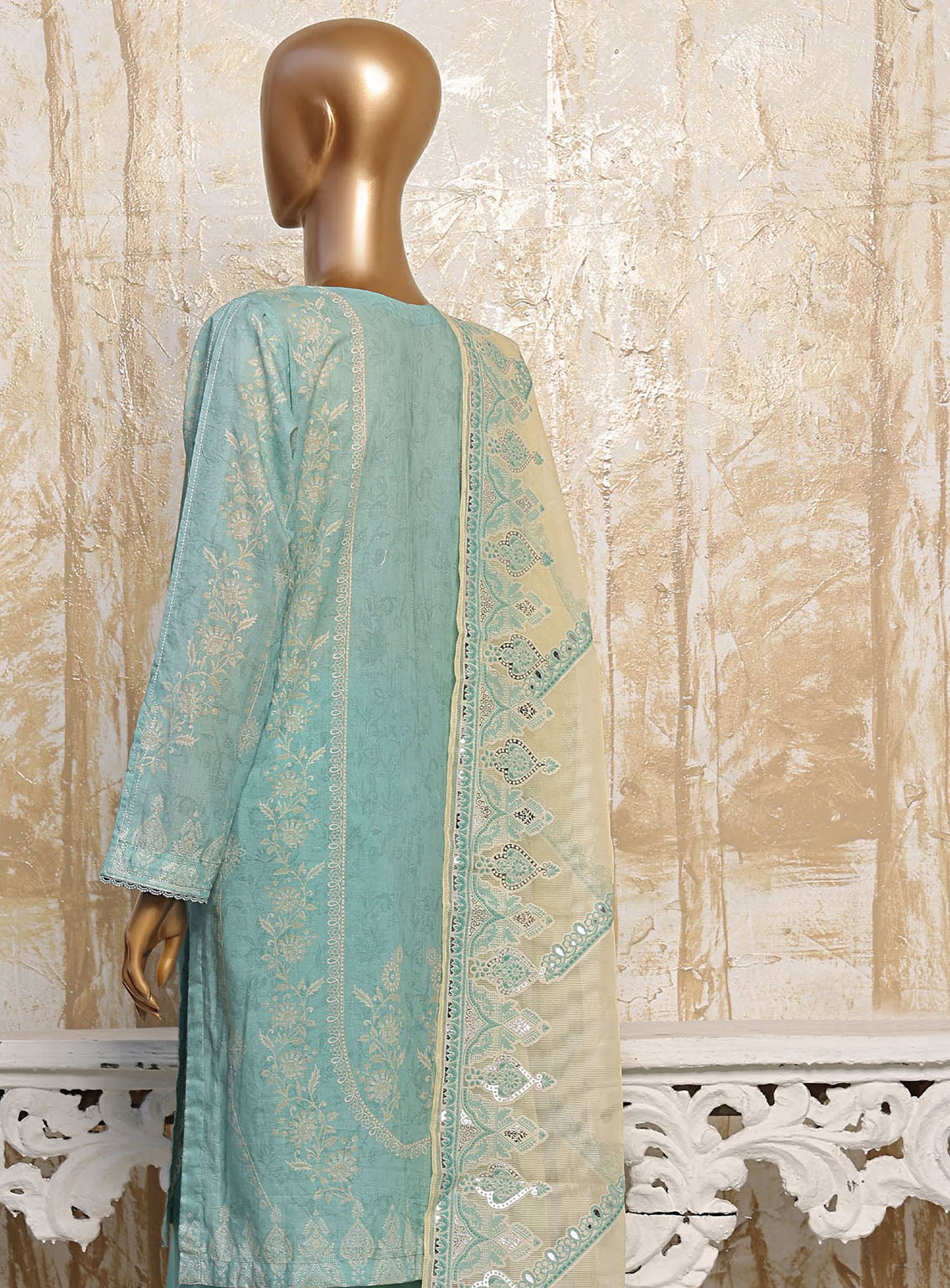 HZ Textile Premium Festive Embroidered Lawn 3 Piece Unstitched Suit HZ24PE PEC-779 HZ Textile Premium Festive Embroidered Lawn 3 Piece Unstitched Suit HZ24PE PEC-779