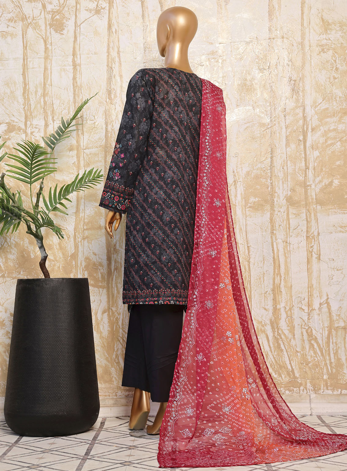 HZ Textile Premium Festive Embroidered Lawn 3 Piece Unstitched Suit HZ24PE PEC-780 HZ Textile Premium Festive Embroidered Lawn 3 Piece Unstitched Suit HZ24PE PEC-780