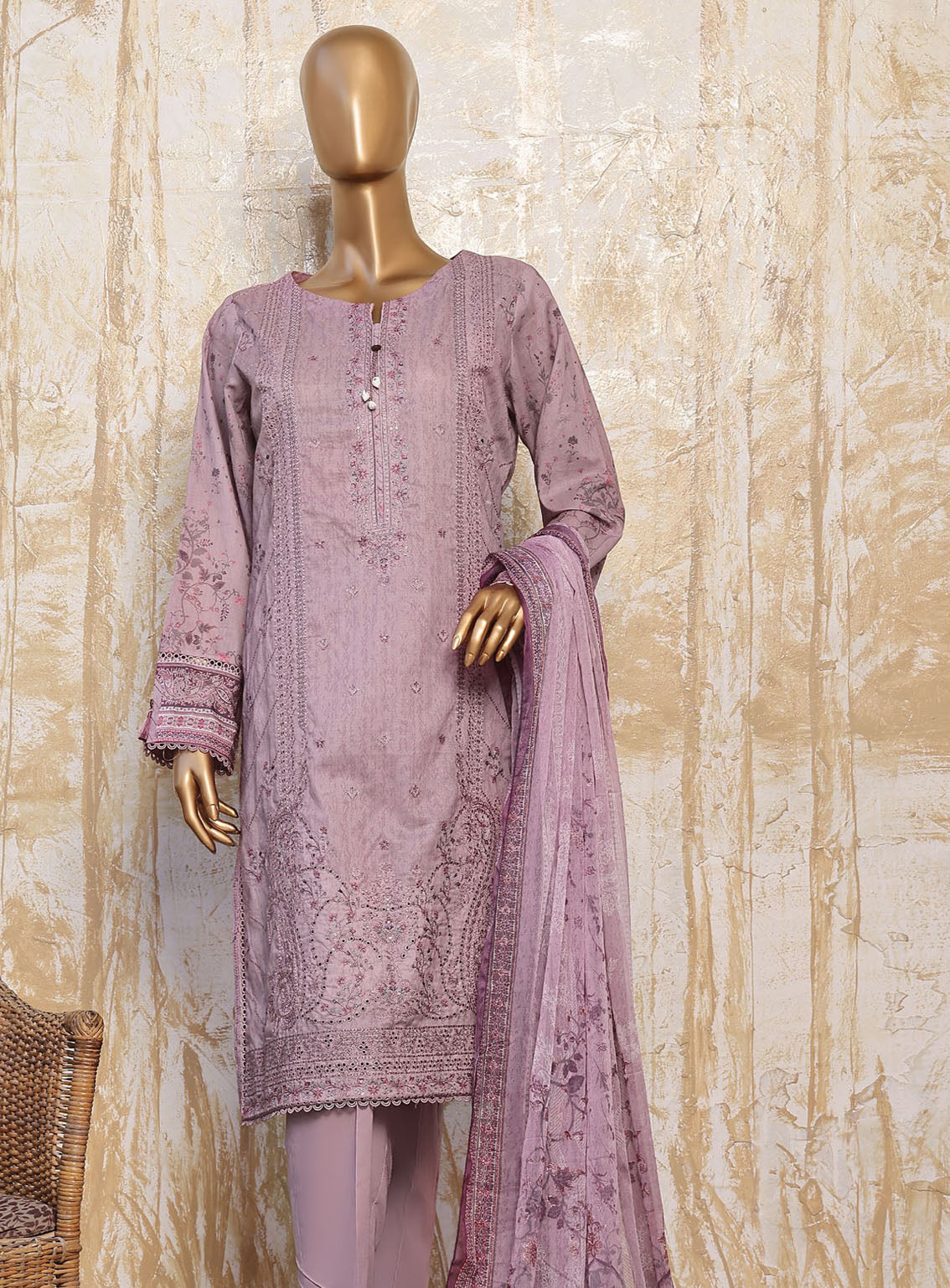 HZ Textile Premium Festive Embroidered Lawn 3 Piece Unstitched Suit HZ24PE PEC-783 HZ Textile Premium Festive Embroidered Lawn 3 Piece Unstitched Suit HZ24PE PEC-783