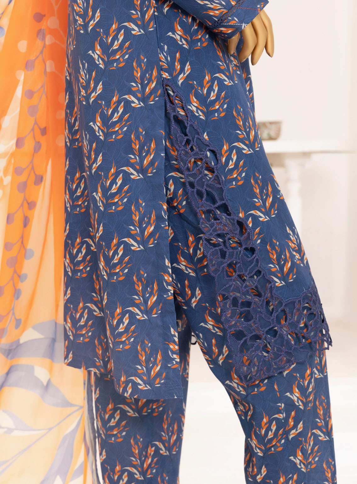 HZ Textile Print & Needle Cutwork Lawn 3 Piece Stitched Suit HZ24P&N D-408 HZ Textile Print & Needle Cutwork Lawn 3 Piece Stitched Suit HZ24P&N D-408