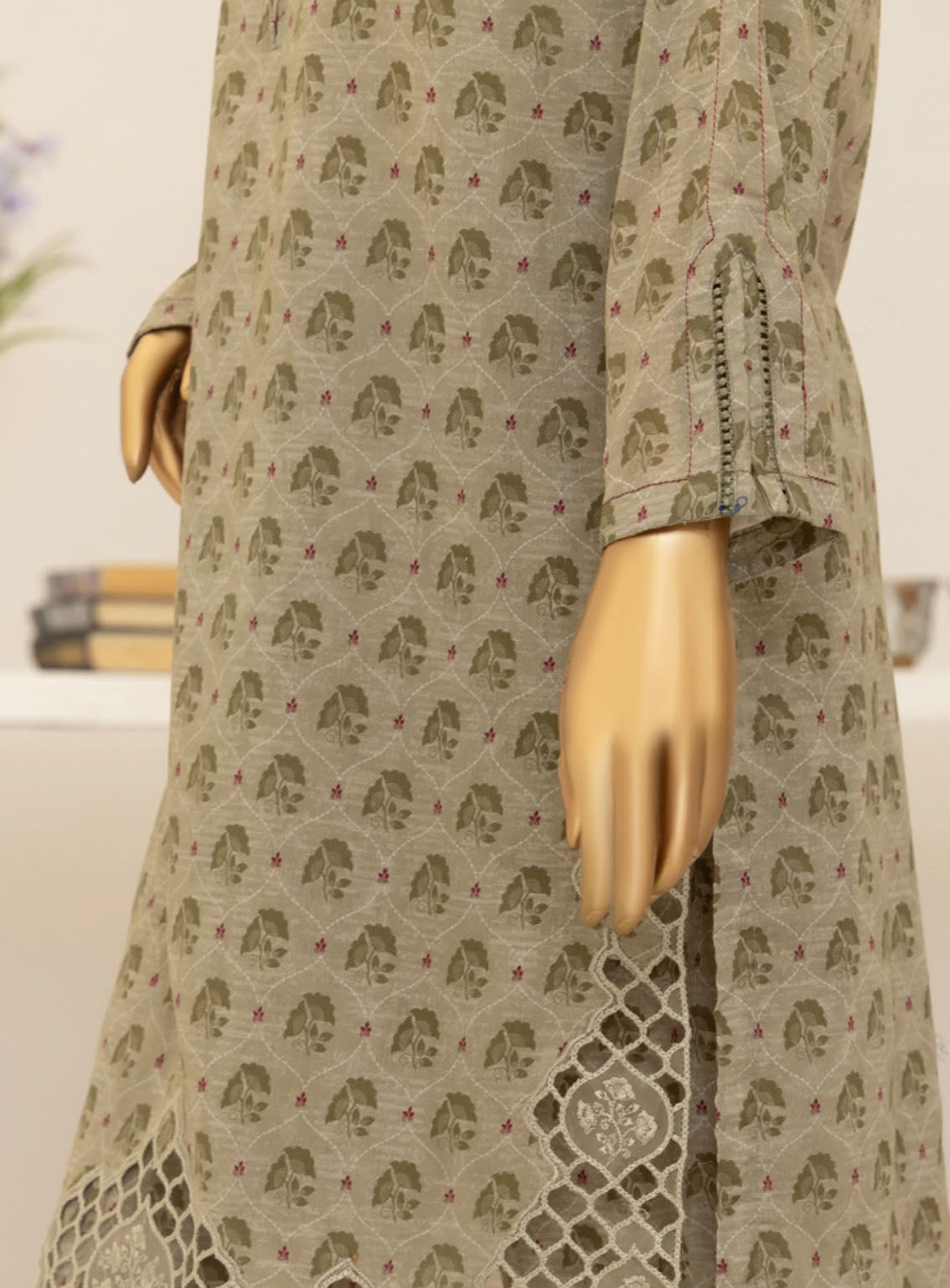 HZ Textile Print & Needle Cutwork Lawn 3 Piece Stitched Suit HZ24P&N D-413 HZ Textile Print & Needle Cutwork Lawn 3 Piece Stitched Suit HZ24P&N D-413