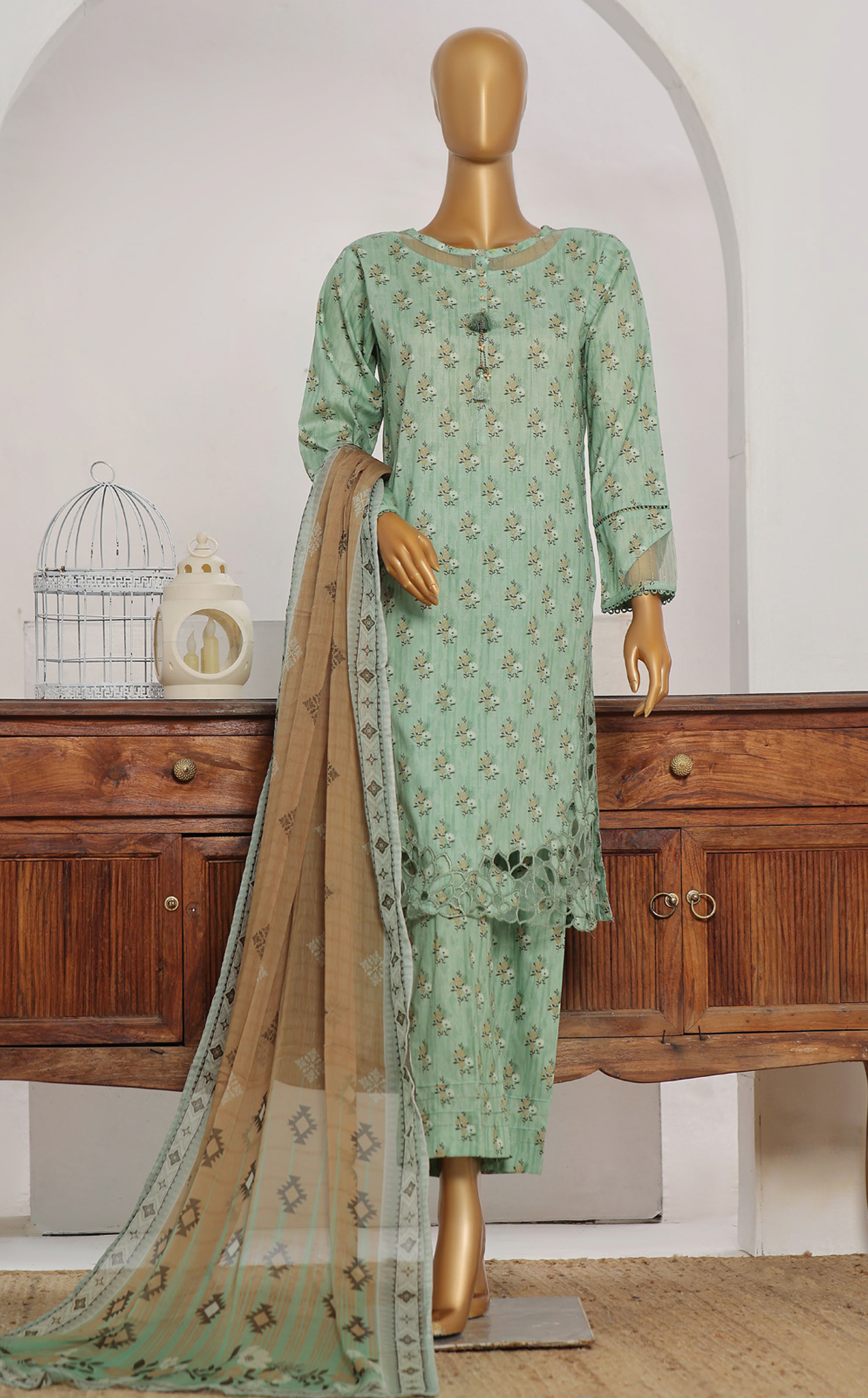 HZ Textile Print & Needle Embroidered Cotton 3 Piece Stitched Suit HZ24P&NV2 ECL-411 HZ Textile Print & Needle Embroidered Cotton 3 Piece Stitched Suit HZ24P&NV2 ECL-411