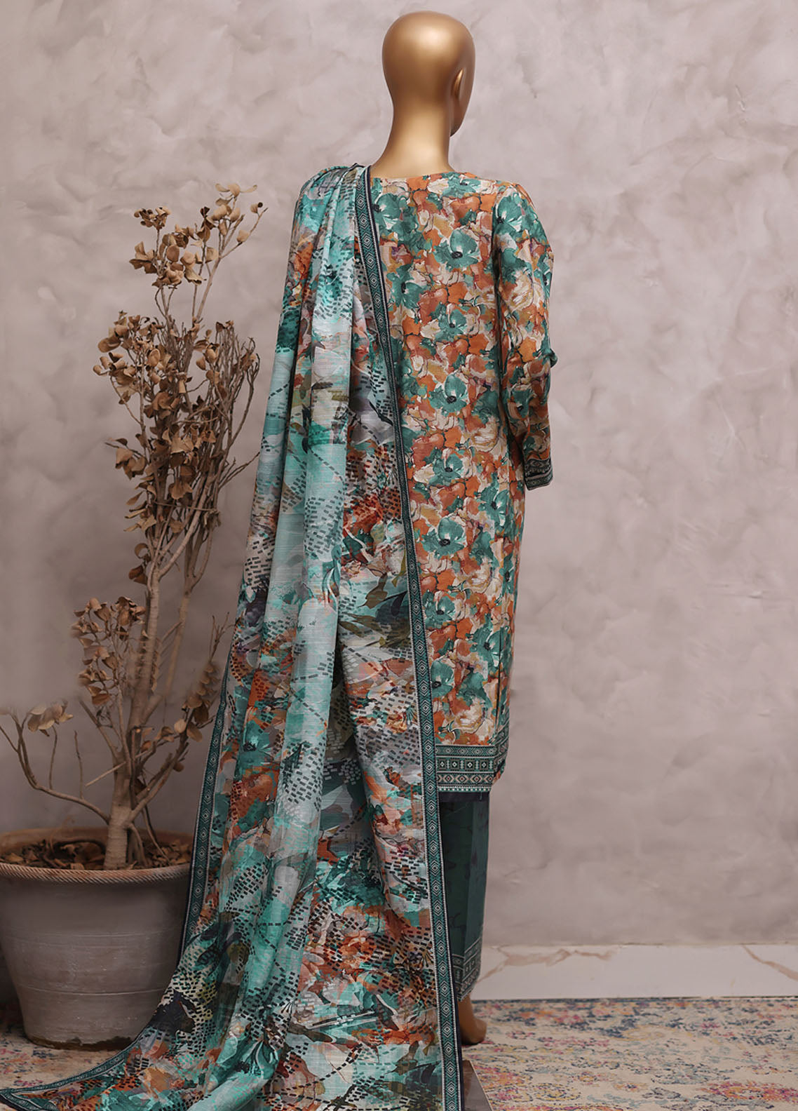 HZ Textile Printed Khaddar 3 Piece Stitched Suit HZ25KPV2 D-2573 DIFFUSE FLOWER HZ Textile Printed Khaddar 3 Piece Stitched Suit HZ25KPV2 D-2573 DIFFUSE FLOWER