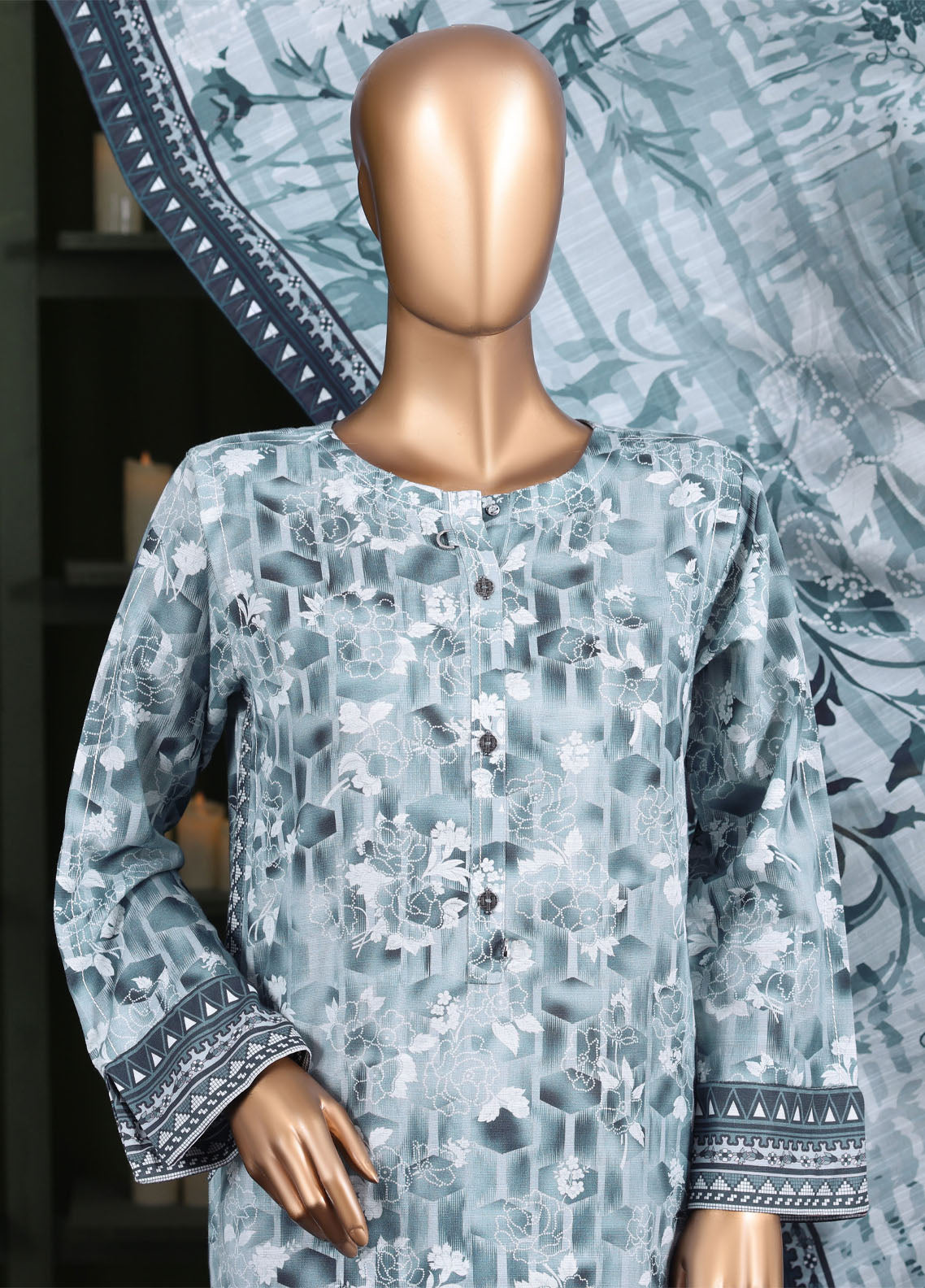 HZ Textile Printed Khaddar 3 Piece Stitched Suit HZ25KPV3 D-2567 FADED GLASS HZ Textile Printed Khaddar 3 Piece Stitched Suit HZ25KPV3 D-2567 FADED GLASS
