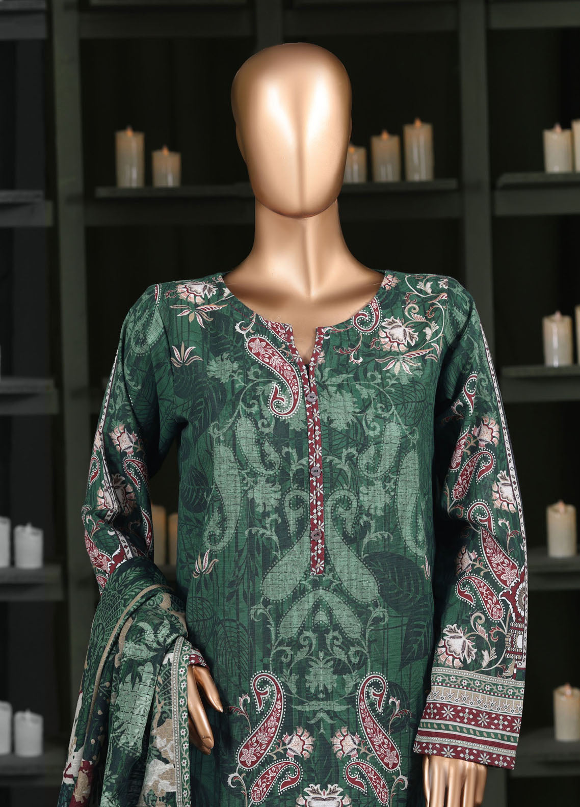 HZ Textile Printed Khaddar 3 Piece Stitched Suit HZ25KPV3 D-2582 EMERALD ERA HZ Textile Printed Khaddar 3 Piece Stitched Suit HZ25KPV3 D-2582 EMERALD ERA