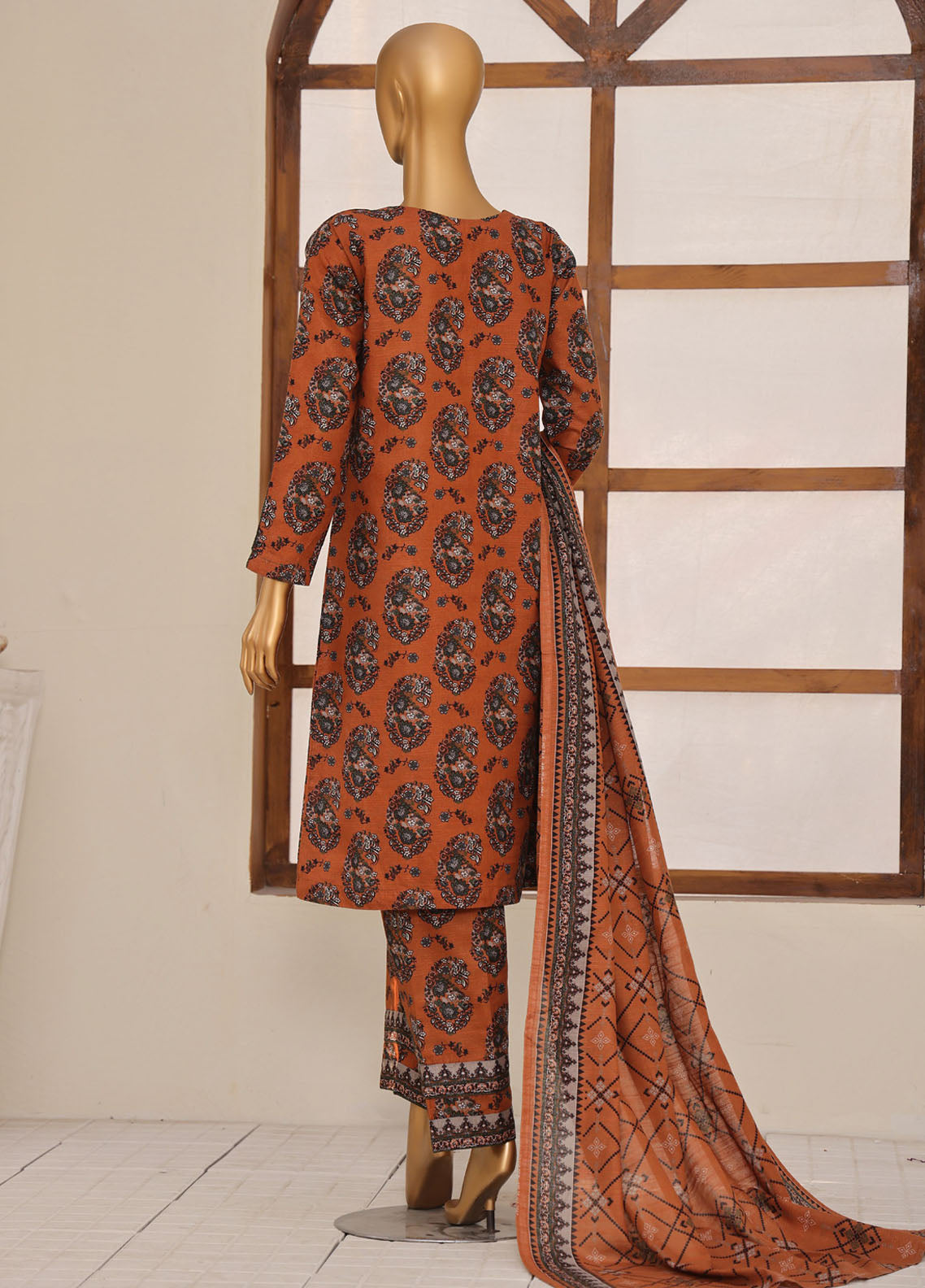 HZ Textile Printed Khaddar 3 Piece Stitched Suit HZ25KPV4 D-1105 HZ Textile Printed Khaddar 3 Piece Stitched Suit HZ25KPV4 D-1105