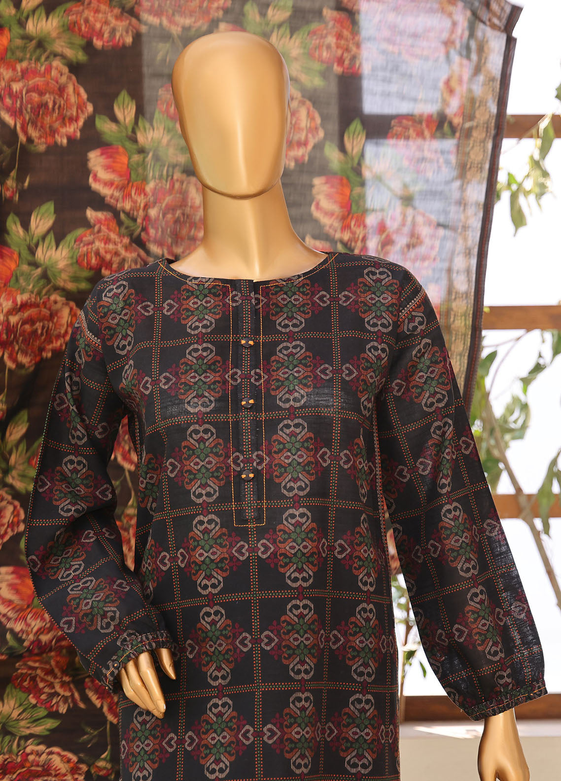 HZ Textile Printed Khaddar 3 Piece Stitched Suit HZ25KPV4 D-1106 HZ Textile Printed Khaddar 3 Piece Stitched Suit HZ25KPV4 D-1106