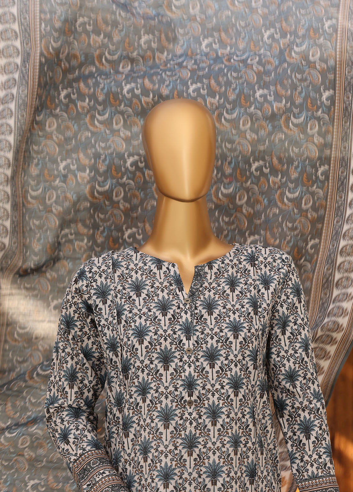 HZ Textile Printed Khaddar 3 Piece Stitched Suit HZ25KPV4 D-1107 HZ Textile Printed Khaddar 3 Piece Stitched Suit HZ25KPV4 D-1107