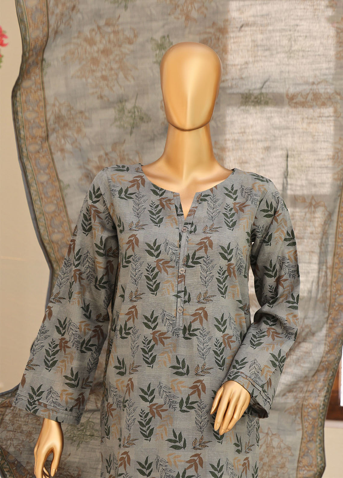 HZ Textile Printed Khaddar 3 Piece Stitched Suit HZ25KPV4 D-1109 HZ Textile Printed Khaddar 3 Piece Stitched Suit HZ25KPV4 D-1109