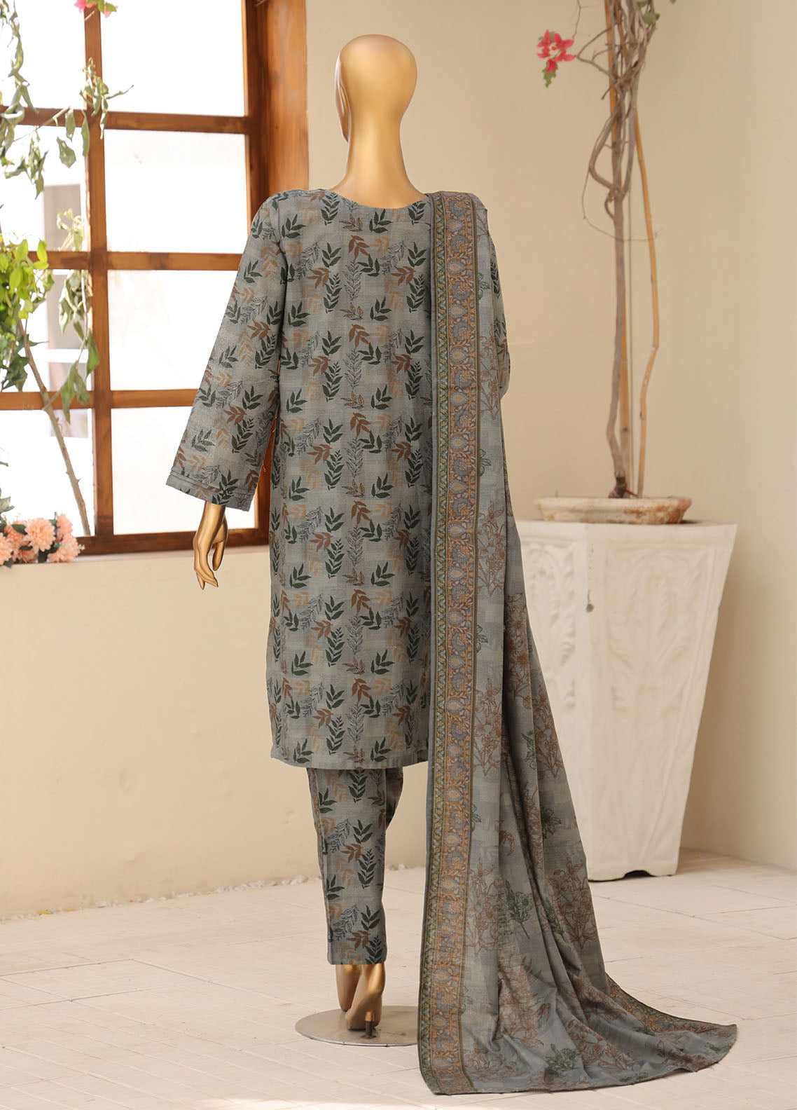 HZ Textile Printed Khaddar 3 Piece Stitched Suit HZ25KPV4 D-1109 HZ Textile Printed Khaddar 3 Piece Stitched Suit HZ25KPV4 D-1109