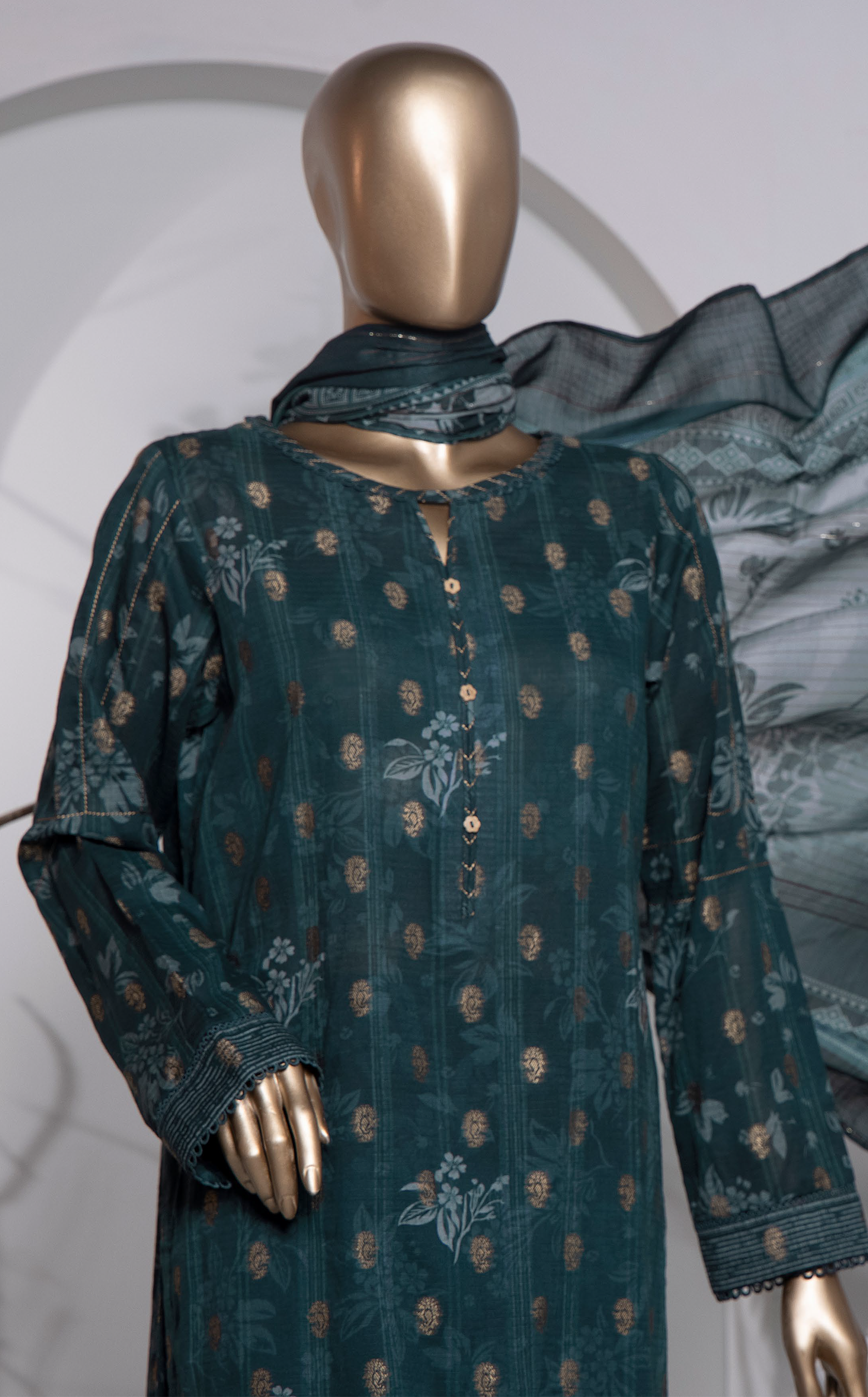HZ Textile Turkish Jacquard Printed 3 Piece Unstitched Suit HZ24T TJP-1035 HZ Textile Turkish Jacquard Printed 3 Piece Unstitched Suit HZ24T TJP-1035