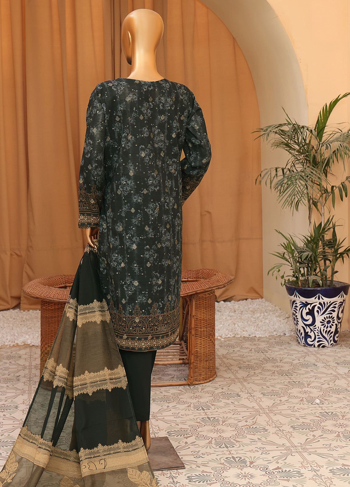 HZ Textile Turkish Jacquard Shawl Dyed Yarn 3 Piece Unstitched Suit HZ24LWSV2 TSJ-1146 HZ Textile Turkish Jacquard Shawl Dyed Yarn 3 Piece Unstitched Suit HZ24LWSV2 TSJ-1146