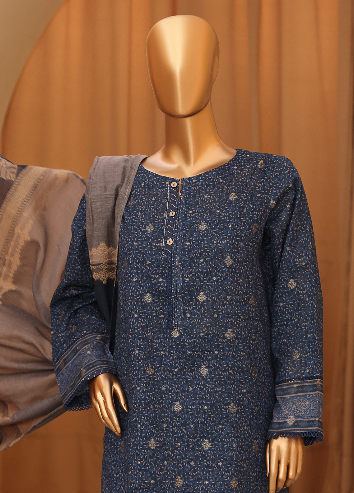 HZ Textile Turkish Jacquard Shawl Dyed Yarn 3 Piece Unstitched Suit HZ24LWSV2 TSJ-1147 HZ Textile Turkish Jacquard Shawl Dyed Yarn 3 Piece Unstitched Suit HZ24LWSV2 TSJ-1147