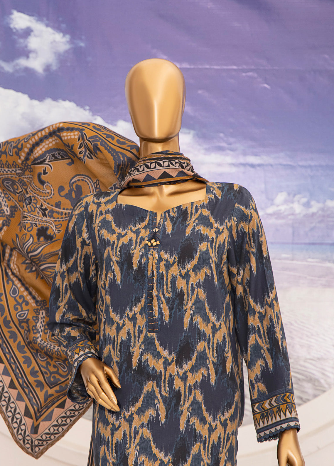 HZ Textile Wintry Shawl Printed Linen 3 Piece Unstitched Suit HZ24LWSV2 LWS-1153 HZ Textile Wintry Shawl Printed Linen 3 Piece Unstitched Suit HZ24LWSV2 LWS-1153