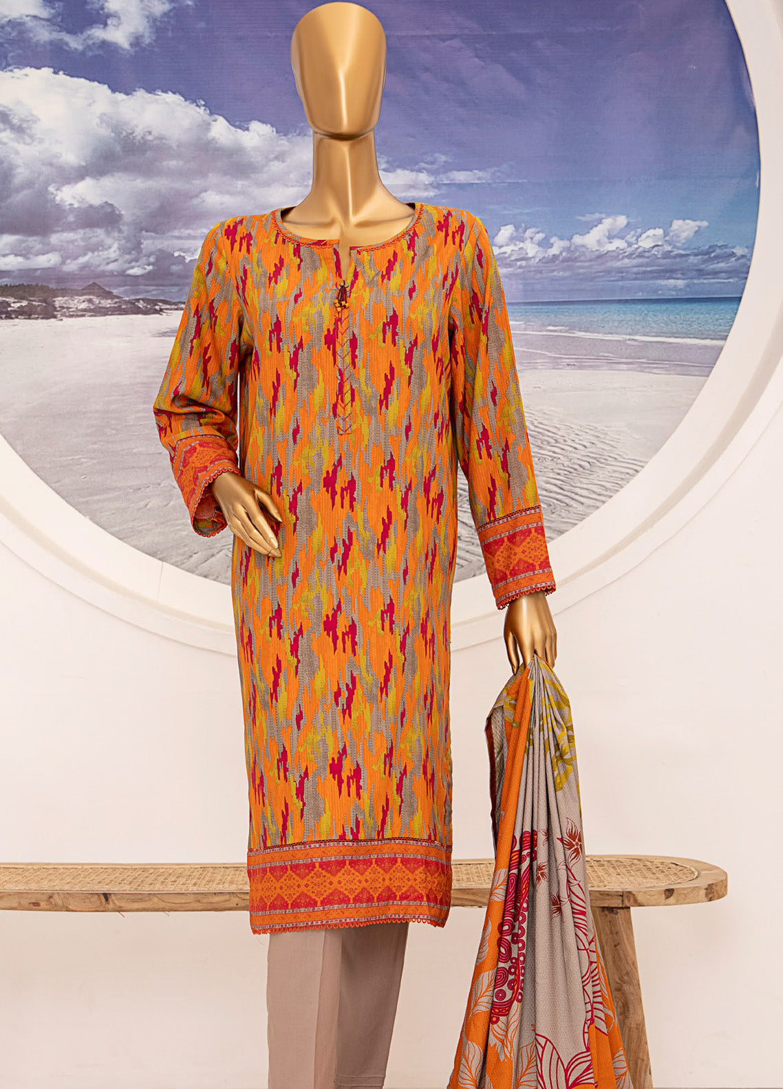 HZ Textile Wintry Shawl Printed Linen 3 Piece Unstitched Suit HZ24LWSV2 LWS-1155 HZ Textile Wintry Shawl Printed Linen 3 Piece Unstitched Suit HZ24LWSV2 LWS-1155