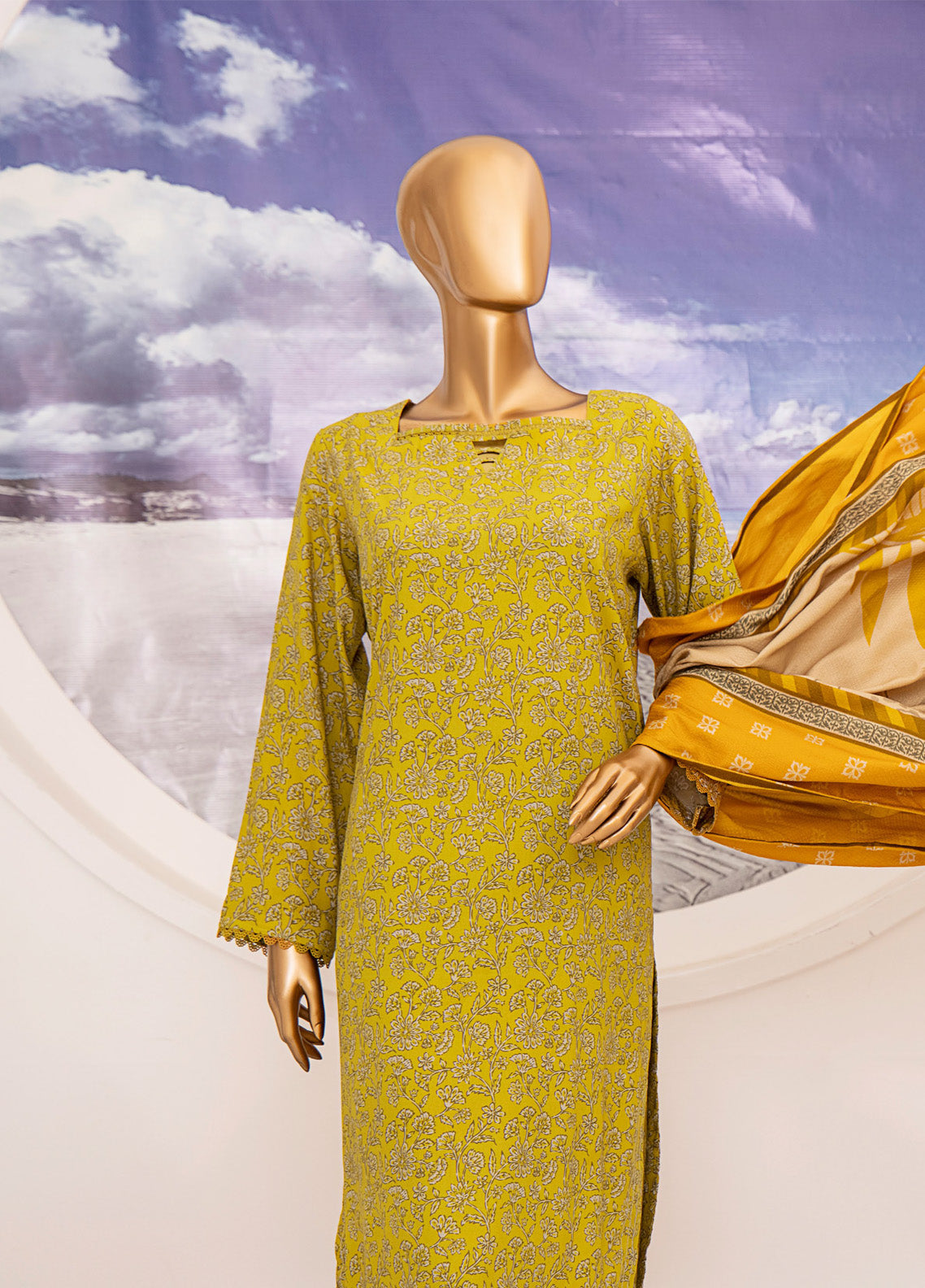 HZ Textile Wintry Shawl Printed Linen 3 Piece Unstitched Suit HZ24LWSV2 LWS-1160 HZ Textile Wintry Shawl Printed Linen 3 Piece Unstitched Suit HZ24LWSV2 LWS-1160