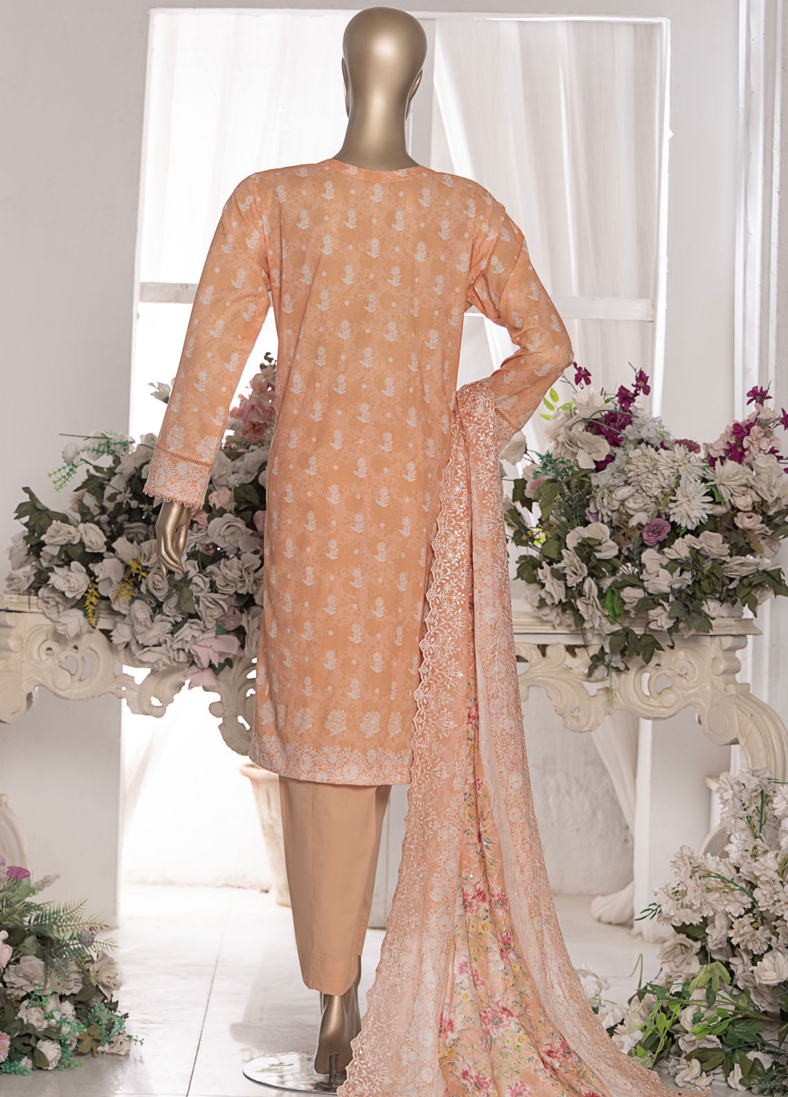 HZ Textiles Premium Embroidered Lawn 3 Piece Unstitched Suit HZ25PELV7 PEC-555 HZ Textiles Premium Embroidered Lawn 3 Piece Unstitched Suit HZ25PELV7 PEC-555