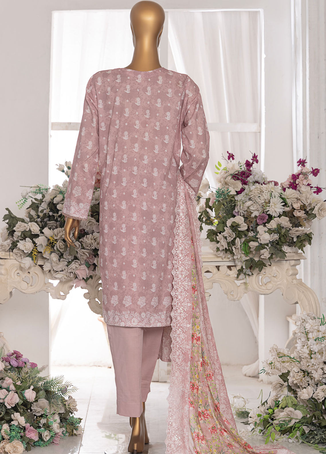 HZ Textiles Premium Embroidered Lawn 3 Piece Unstitched Suit HZ25PELV7 PEC-565 HZ Textiles Premium Embroidered Lawn 3 Piece Unstitched Suit HZ25PELV7 PEC-565