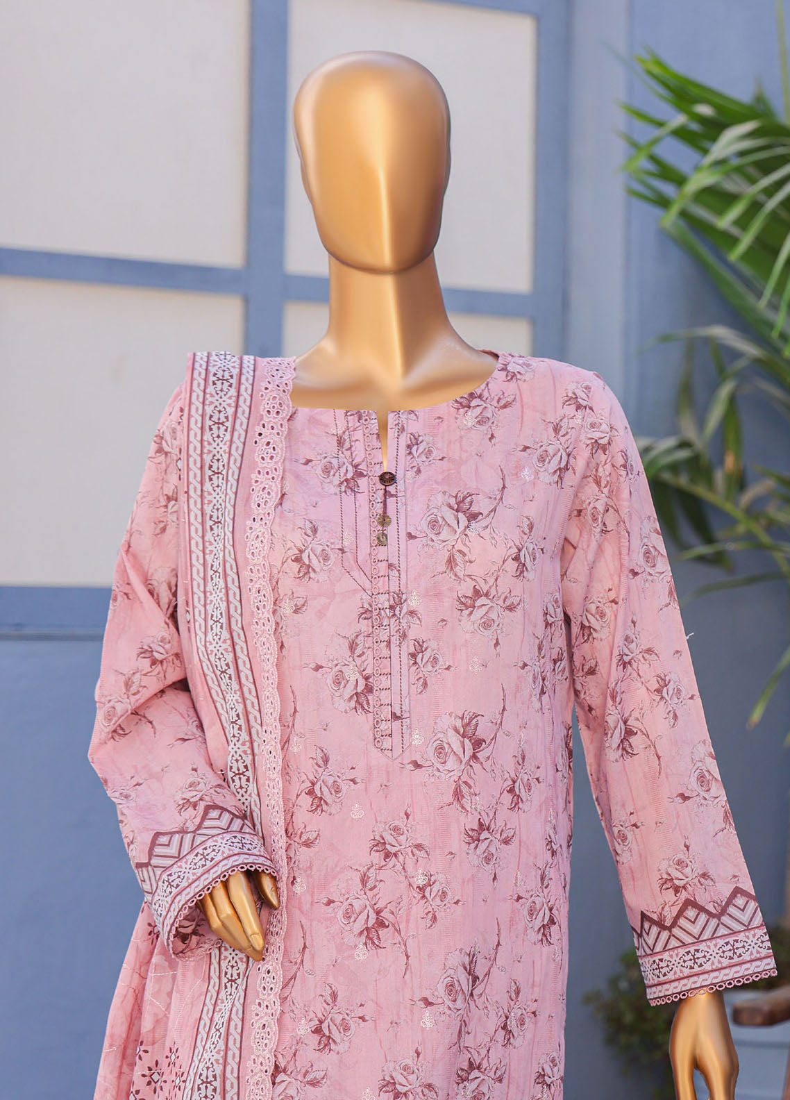 HZ Textiles Premium Embroidered Lawn 3 Piece Unstitched Suit HZ26PECD D-PEC-606 HZ Textiles Premium Embroidered Lawn 3 Piece Unstitched Suit HZ26PECD D-PEC-606