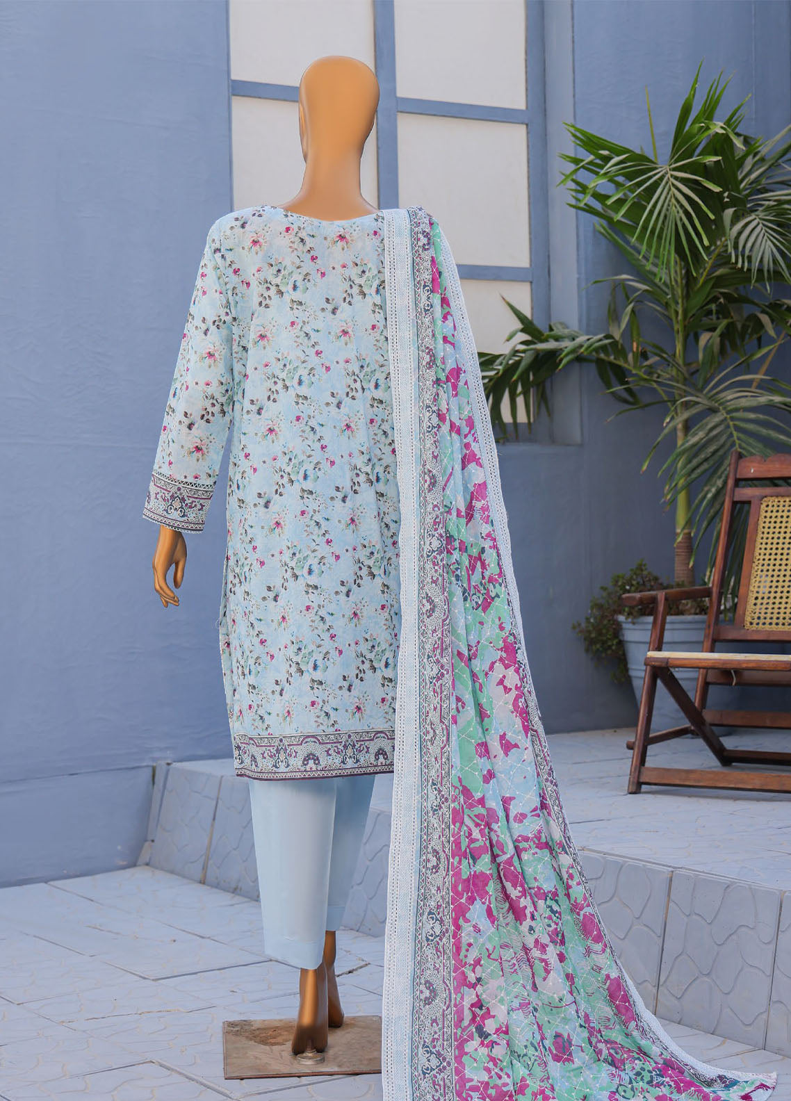 HZ Textiles Premium Embroidered Lawn 3 Piece Unstitched Suit HZ26PECD D-PEC-612 HZ Textiles Premium Embroidered Lawn 3 Piece Unstitched Suit HZ26PECD D-PEC-612