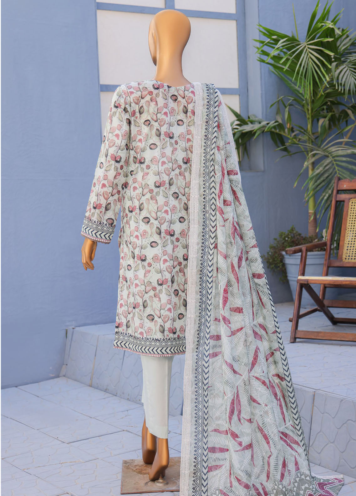 HZ Textiles Premium Embroidered Lawn 3 Piece Unstitched Suit HZ26PECD D-PEC-613 HZ Textiles Premium Embroidered Lawn 3 Piece Unstitched Suit HZ26PECD D-PEC-613