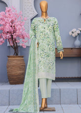 HZ Textiles Premium Embroidered Lawn 3 Piece Unstitched Suit HZ26PECD D-PEC-615
