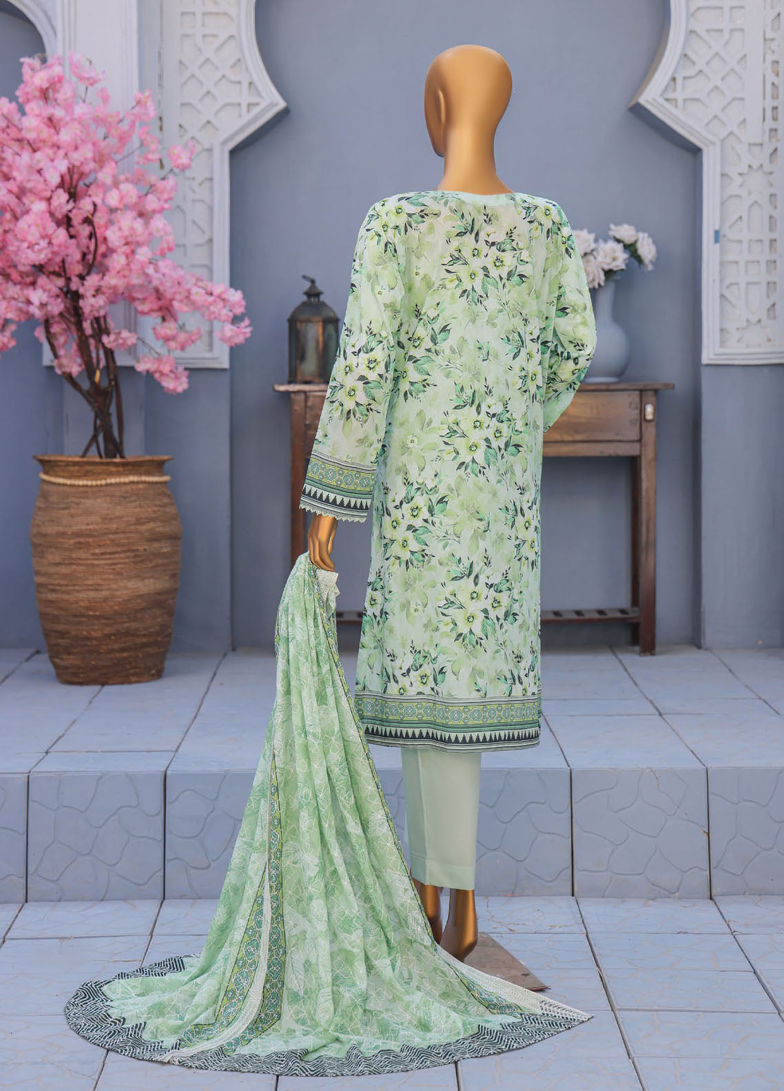 HZ Textiles Premium Embroidered Lawn 3 Piece Unstitched Suit HZ26PECD D-PEC-615 HZ Textiles Premium Embroidered Lawn 3 Piece Unstitched Suit HZ26PECD D-PEC-615