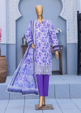 HZ Textiles Premium Embroidered Lawn 3 Piece Unstitched Suit HZ26PECD D-PEC-616