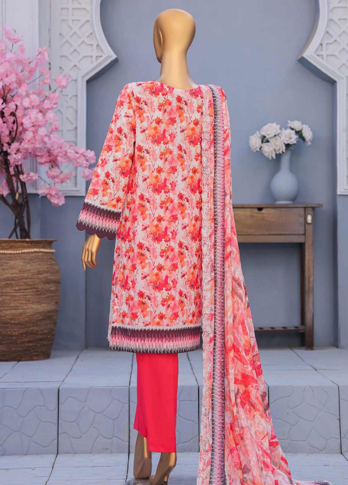 HZ Textiles Premium Embroidered Lawn 3 Piece Unstitched Suit HZ26PECD D-PEC-617 HZ Textiles Premium Embroidered Lawn 3 Piece Unstitched Suit HZ26PECD D-PEC-617