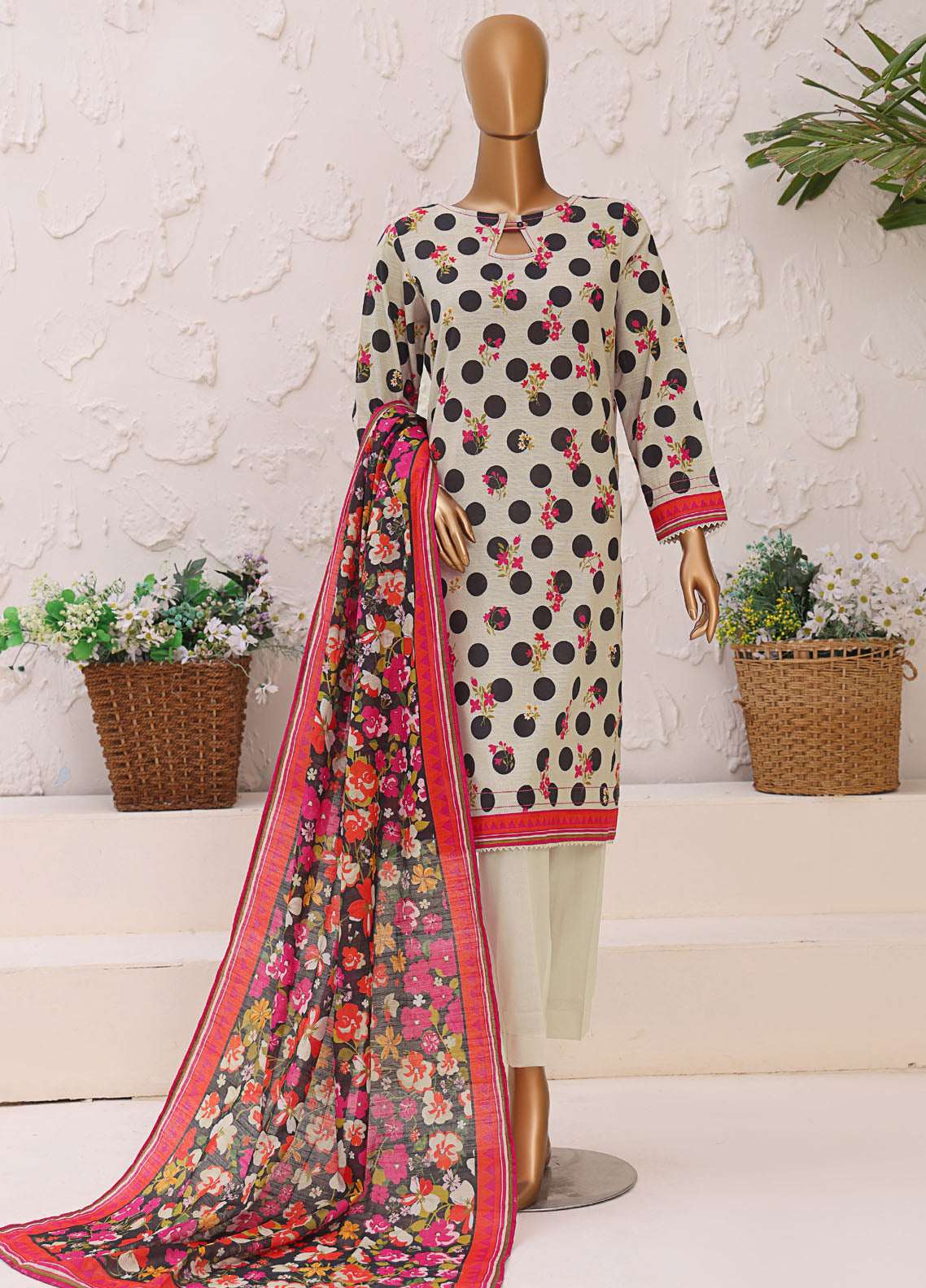 HZ Textiles Premium Printed Khaddar 3 Piece Unstitched Suit HZ25PPK PKP-1317 HZ Textiles Premium Printed Khaddar 3 Piece Unstitched Suit HZ25PPK PKP-1317