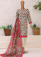 HZ Textiles Premium Printed Khaddar 3 Piece Unstitched Suit HZ25PPK PKP-1317