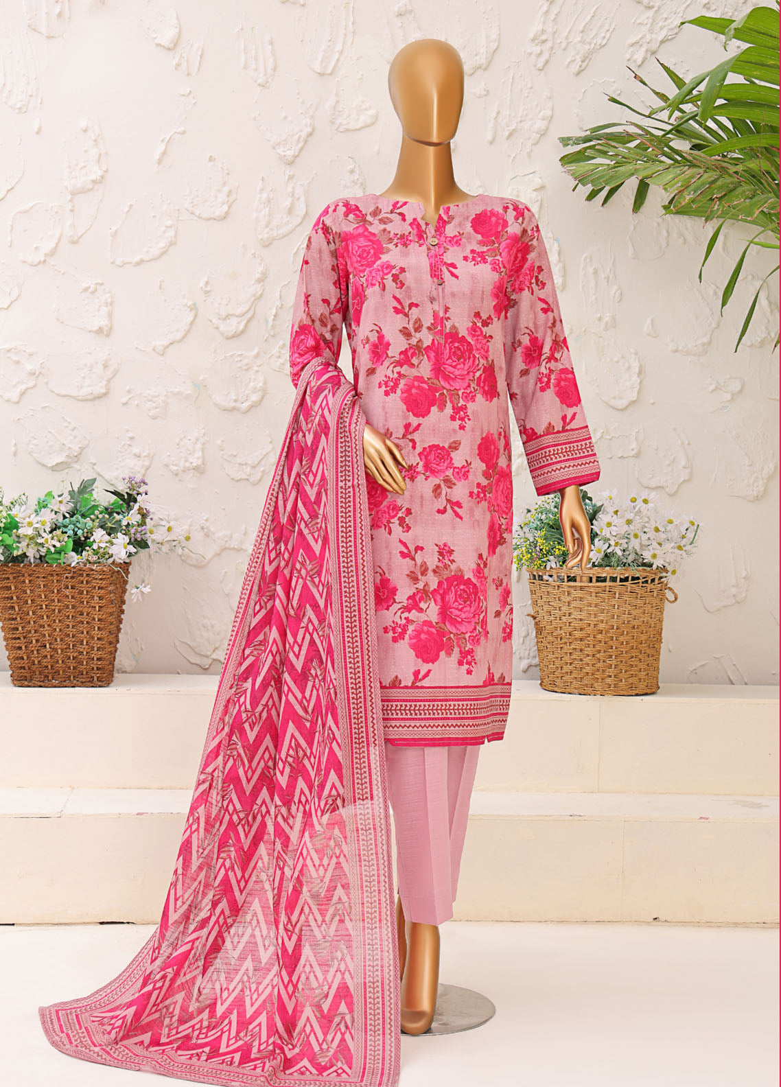 HZ Textiles Premium Printed Khaddar 3 Piece Unstitched Suit HZ25PPK PKP-1319 HZ Textiles Premium Printed Khaddar 3 Piece Unstitched Suit HZ25PPK PKP-1319